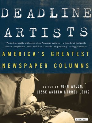 cover image of Deadline Artists